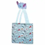 *New* Disney Lilo & Stitch Tsum Tsum Plush Nylon Blue Reusable Shopping Tote Bag
