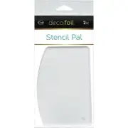 iCraft DecoFoil Stencil Pal 2pc