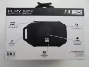 Altec Fury Mini Bluetooth Waterproof Speaker Onyx Black IMW141 -BLK NEW SEALED