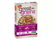 Great Grains Raisins Dates and Pecans Breakfast Cereal, Raisin Cereal with Sweet