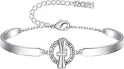 [LAXTO] Bracelet，Bracelets，Bangles，Dainty Dainty for Women, Class of 2021 Graduation for WomenTeen Girls Graduation Jewelry Graduation Graduation 2021 (H) (Color : Gold)