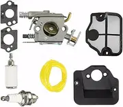 [Tool accessories] Compatible with Jonsered 2036 2040 CS2040 Chainsaw Carburetor Carb Air Filter with Gasket Coverair Filter Fuel Filter Spark Plug Fuel Line