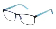 NEW Superflex SFK-263 Eyeglasses BLACK BLUE 100% AUTHENTIC