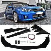 For Subaru WRX STI Impreza Front Bumper Lip Rear Diffuser Shark Fins Side Skirt (for: Subaru)