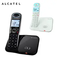 在飛比找松果購物優惠-阿爾卡特 ALCATEL 聽筒增音數位無線電話(黑/白) X