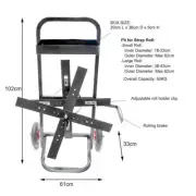 Portable Trolley Strapping Dispenser With Tool Tray For Heavy Duty PET/PP Strap