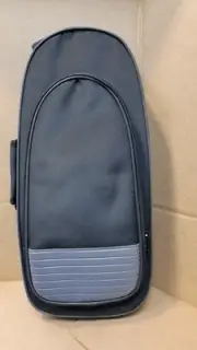 Black FLUTE CASE Book Sack Style With Shoulder Straps NEW