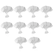 1000 Blank White Merchandise Price Tags with Strings Retail Strung Label