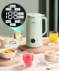 600ML Electric Touch Screen Soy Milk Maker Automatic Grain Fruit Blender Green