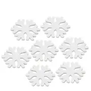100 Pcs Snowflake Crafts Snowflake Holiday Decoration Pendant