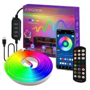 9.8FT USB LED Neon Rope Light,Smart RGB IC Led Strip Lights for Bedroom,Music...