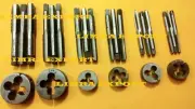 BSW LEFT HAND THREAD TAP AND DIE SET 3/16,1/4,5/16,3/8,7/16,1/2 ENGLISH THREAD N