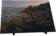 Aluminum Print | Crafted From 3mm Aluminum | Includes Stand And Hooks For Easy Display | Ideal For Home Or Office Décor (The Spirit - Gallipoli Landing 1915)