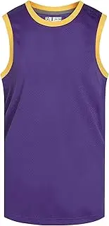 [Pullonsy] Men's Blank Basketball Jerseys Mesh Athletic Sports Shirts Plain Performance Team Uniforms