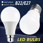 6X/10X E27/B22 LED Light Bulb Globe Lamp Cool/Warm White Indoor Home