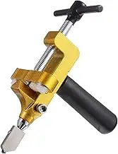 TEHAUX 1 Set Manual Scribing Roller Tool for Glass and Ceramic Cutting Precise Divider for Tile Projects Wear Resistant Design Comfortable Grip for Easy Control and Clean Breaks
