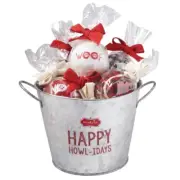 Mud Pie H9 Home Dog Pet Lover Holidays Happy Howl-Idays Tennis Balls 5003035