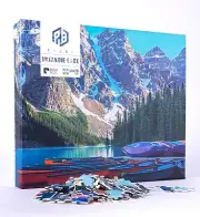 Moraine Lake Jigsaw Puzzle Puzby 1000 Pc Puzzle New in Shrink Wrapped Box