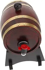 ULTECHNOVO 1Set Capacity Beer Barrel Dispenser Wine Holder for Wine Aging and Storage Versatile Beverage Container for Home Bar Parties and Events