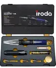 IRODA SOLDERPRO 110K Butane Soldering Iron Kit - Cordless, 4-in-1 Mini Torch ...