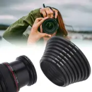 7pcs Metal Step Up Rings Lens Adapter Filter Set 49-52-55-58-62-67-72 Q1R5 M8X6
