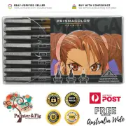 Prismacolor Manga Illustration Markers - Sepia & Black, Fine Line, Brush, Chisel