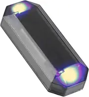 Universal Car Solar Power Anti-Theft LED Flashing Warning Light Durable Material Stylish Design