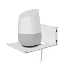 Hangman Smart Device Floating Wall Shelf White For Alexa, Google Home Etc