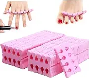 100PCS Pedicure Toe Separators, Soft Sponge Foam Toe Spacers for Pedicures, Finger Dividers for Nail Polish