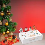 Merry Christmas Kraft Paper Candy Gift Box Cookie Box 10Pcs DY