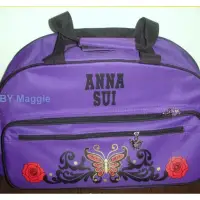 在飛比找蝦皮購物優惠-正版 ANNA  SUI 網美照 手拉桿行李袋 全新 商品大