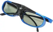 Dlp Link 3D Glasses Active S Er Projector Glasses Rechargeable for All Dlp-Link 3D Projectors Compatible with Op A View Sharp Blue