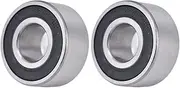 Marhynchus High Speed Double Row Angular Bearings Appearance Inspection for Oil Pump 2Pcs (3202-2RS)