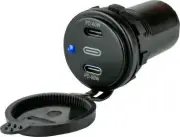 Seadog 426522-1 Sea-dog Dual Usb-c Power Socket (4265221)