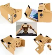 X2 Cardboard 3D VR Virtual Reality Google Headset Movie Games Glasses for Phones