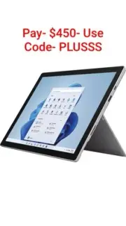 Microsoft Surface Pro 7 Touchscreen i3 4GB/128GB 12.3" Platinum- Brand New
