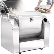 Commercial Dough Mixer, Electric Kitchen Food Mixer, 5 KG Kneading Capacity Flour Mixer, 1500W Stainless Steel Dough Mixer Machine, 50KG/H, with Timing Function, for Pasta Noodle Pizza Making