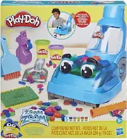 Play-Doh Zoom Zoom Vacuum and Cleanup Toy with 5 Colors Playset