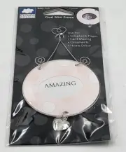 Cloud9 Designs Oval Mini Frame "Amazing" Baby Pink - New