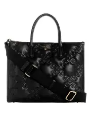 [Nine West] Cosette Jet Set Tote in Black
