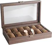 [ACLIC] Watch Case 12 Grid Watch Organizers Large Capacity Watch Storage Box Multifunctional Jewelry Box (excluding Watches) Watch Display Box