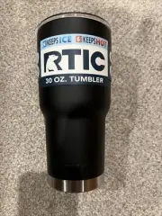 RTIC 30 oz. Vacuum Insulated Matte Black Tumbler w/ Lid