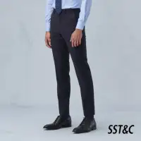 在飛比找momo購物網優惠-【SST&C 最後65折】基本款 黑色條紋標準西裝褲0212