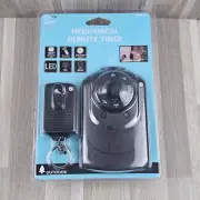 Mechanical Outdoor Remote Timer By Eco Plugs ~ 2 Grounded Outlets~Remote 100ft
