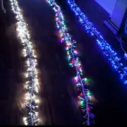 LED Firecracker Effect Chaser Light for Christmas Decoration Fairy Icicle