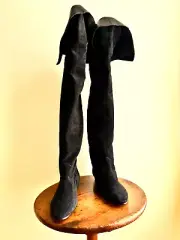 CELINE Paris Chat Botte Knee High suede boots boot flat tall NEW NIB $1600 sz 42