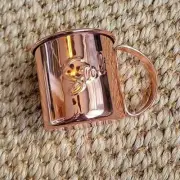 STOLI MOSCOW MULE COPPER & STAINLESS STEEL MUG CUP DRINK STOLICHNAYA VODKA NEW!