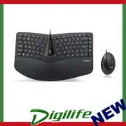 Perixx PERIDUO-406, Wired Mini Ergonomic Split Keyboard and Portable Vertical