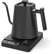 Gooseneck Variable Temperature Electric Kettle | Temperature Control | Electric Kettles for Boiling Water | Steel Fast Heating Electric Kettle