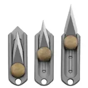 Razor Blade Box Utility Small Mini Cutter Knife Retractable Keychain Keyring Car